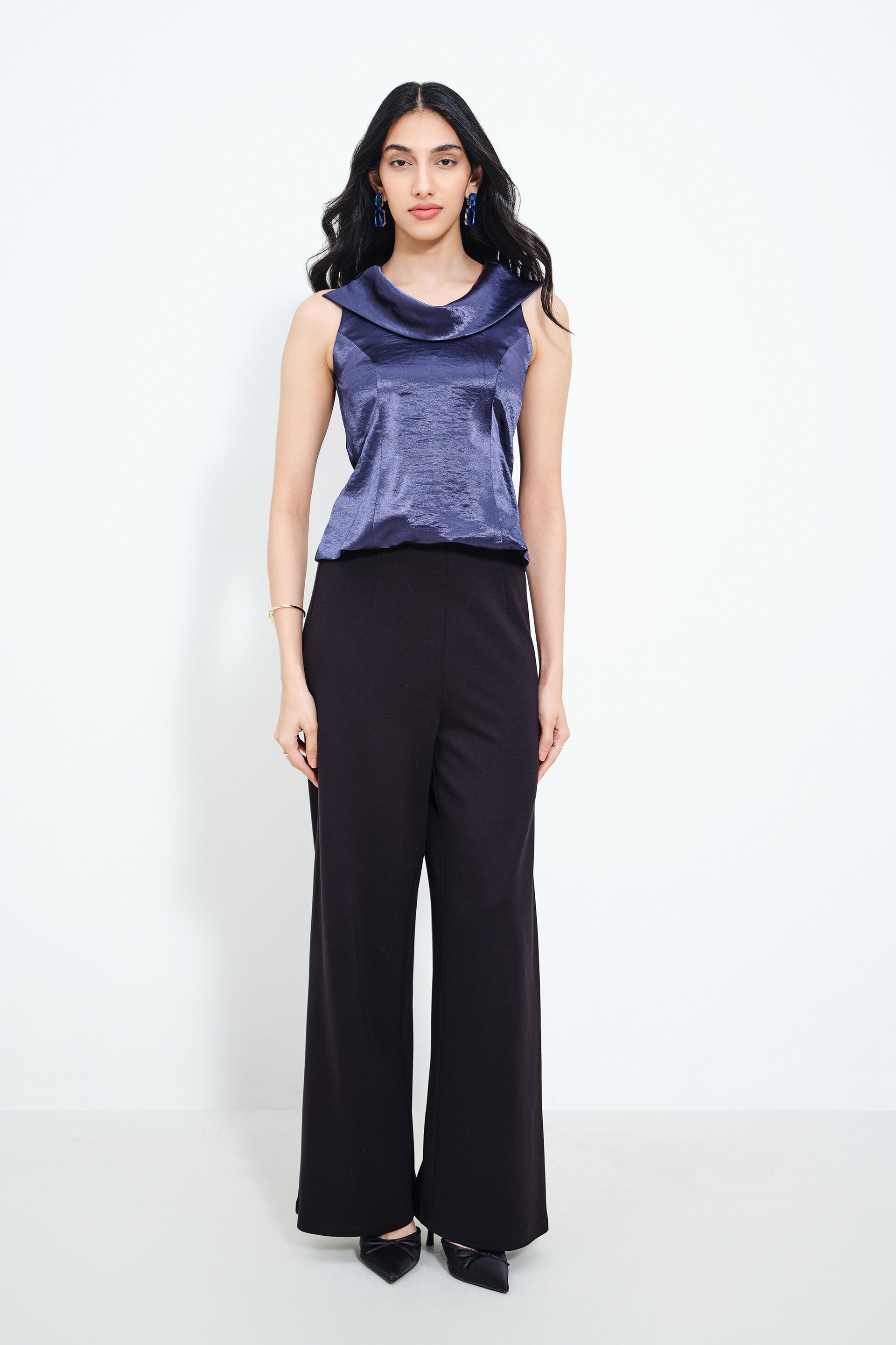 Navy Whisper Top, Midnight Blue, image 2